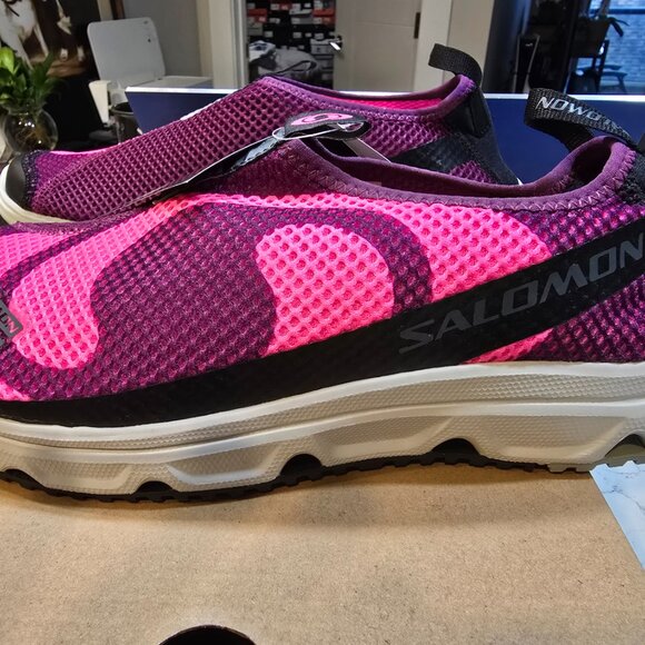 Salomon RX Moc 3.0 'Plum Caspia Knockout Pink' L47586600 Size US MENS 12 NEW - Picture 2 of 8